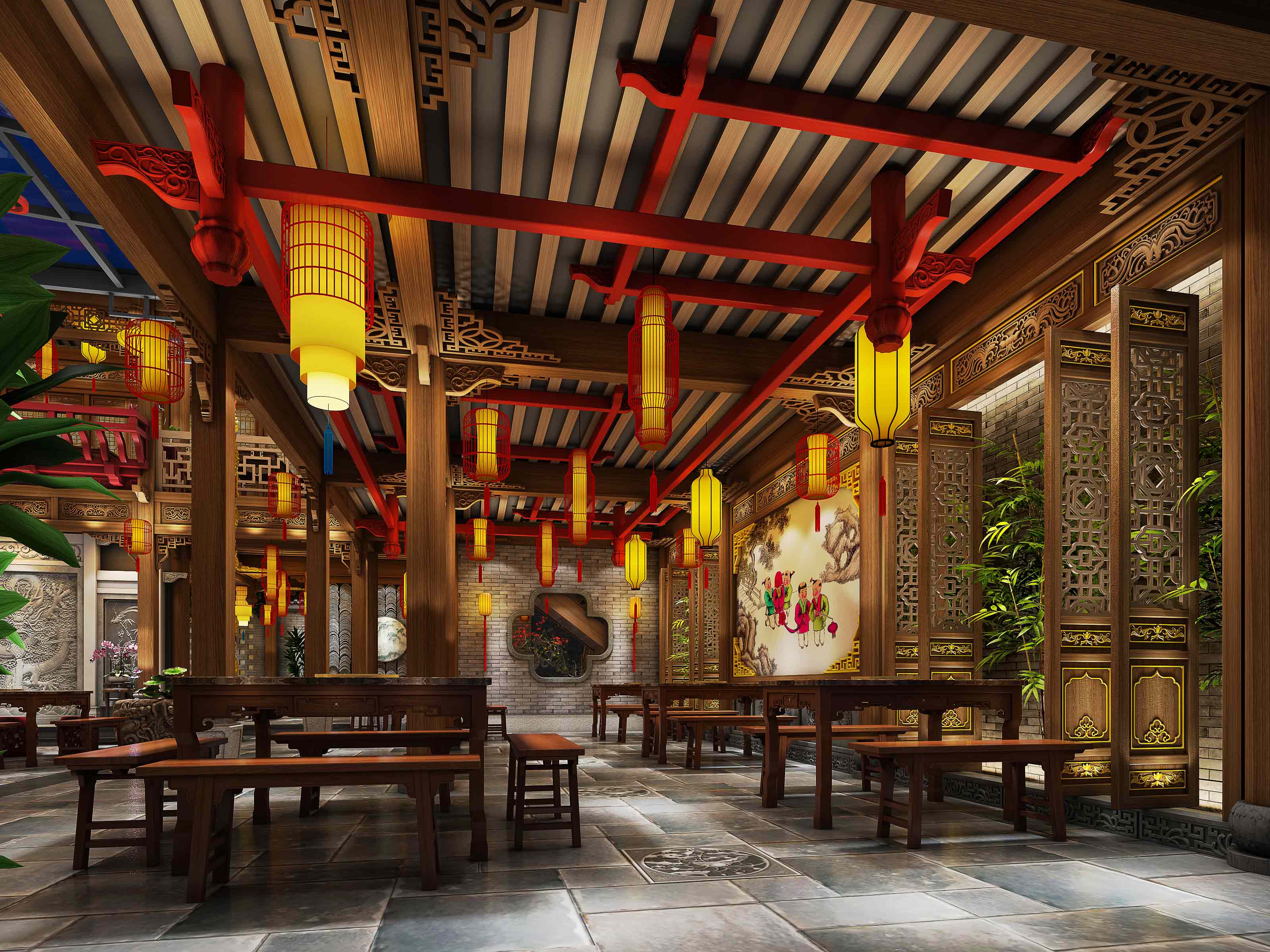 火鍋店裝修設(shè)計(jì)，打造不一樣的川蜀風(fēng)情